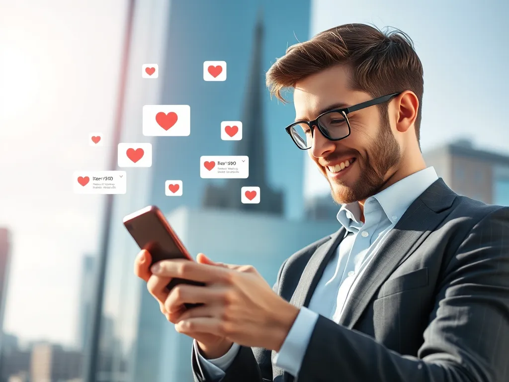 Agent viewing social media engagement
